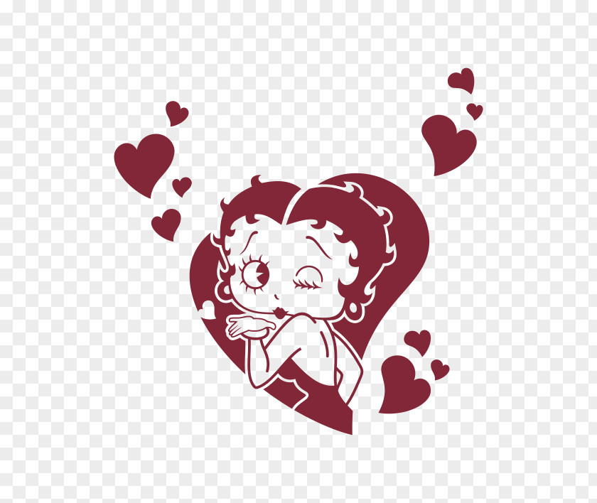 White Chocolate Betty Boop Animated Film Kiss My Ass: Classic Regrooved Sticker PNG