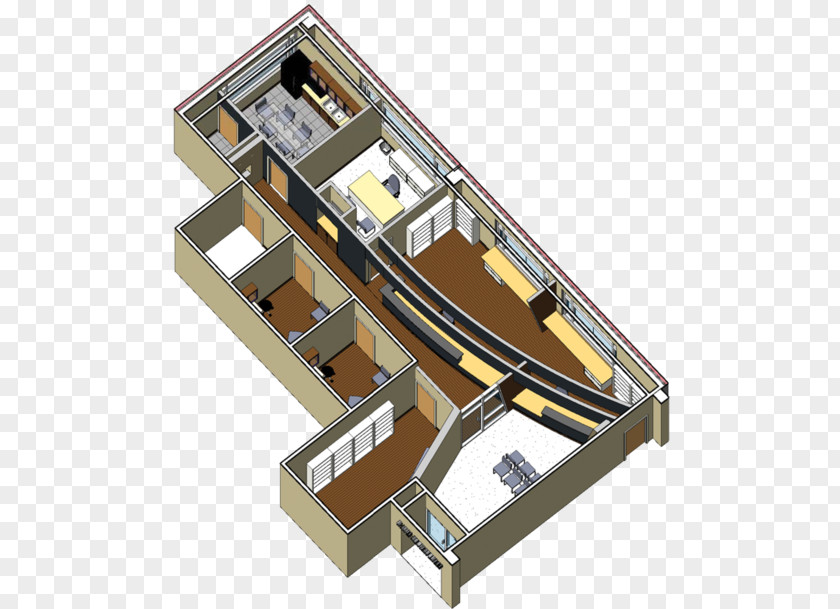 Building 3D Floor Plan Clinic Doctor's Office PNG
