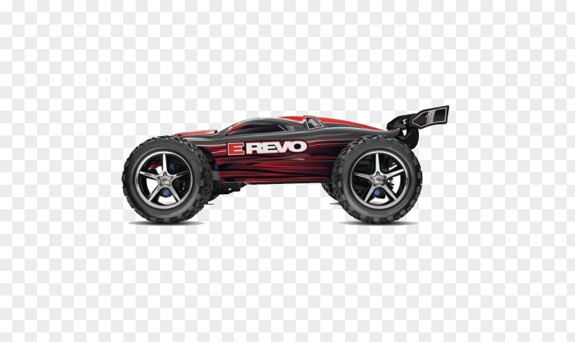 Car Traxxas E-Revo Brushless 1:10 4WD DC Electric Motor E-Maxx Radio-controlled PNG