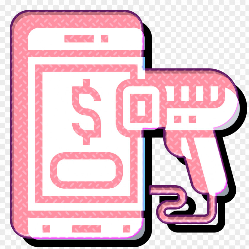 Digital Banking Icon Mobile Payment Scanner PNG