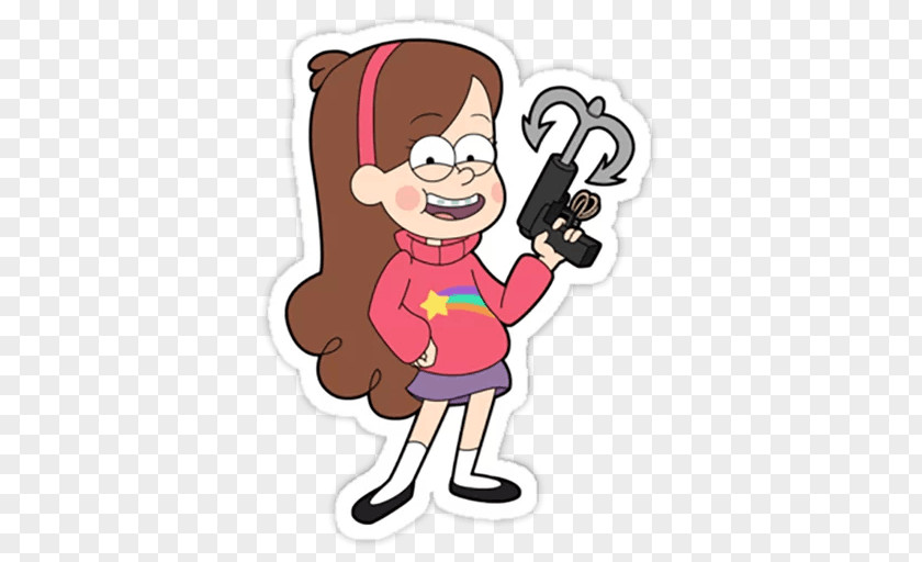 Mabel Pines Dipper Bill Cipher Sticker Art PNG