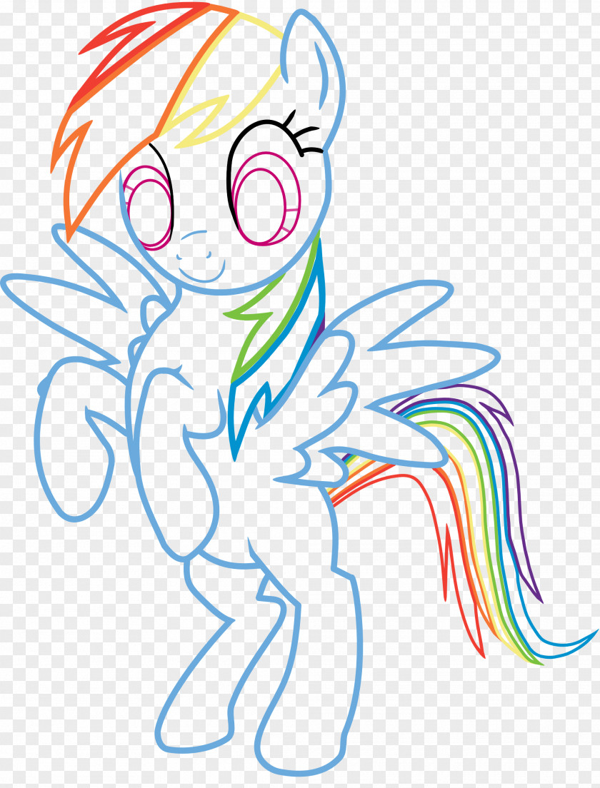 My Little Pony Rainbow Dash Clip Art Line Pinkie Pie Drawing PNG