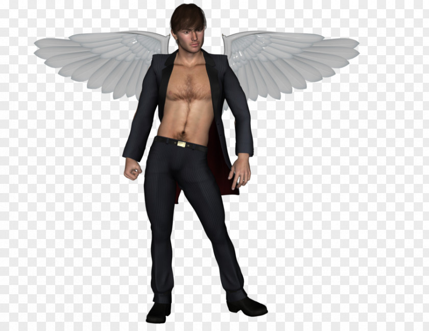 Angel Man Outerwear Male Legendary Creature Supernatural PNG