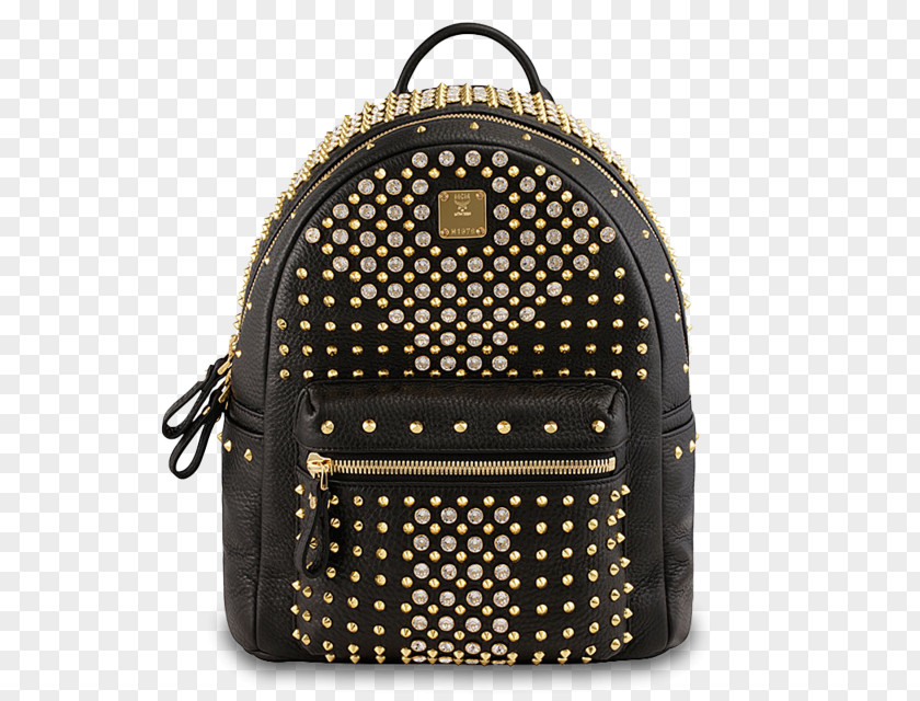 Bandwagon Button Handbag MCM Stark Backpack Worldwide PNG