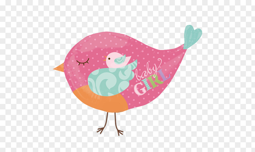 Bird Baby Shower Balloon Diaper Cake Clip Art PNG