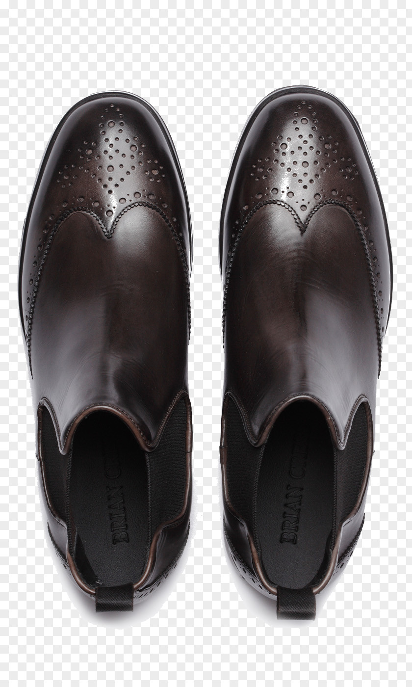 Bullock Carved Leather Shoes Fashion Tide Shoe Designer PNG
