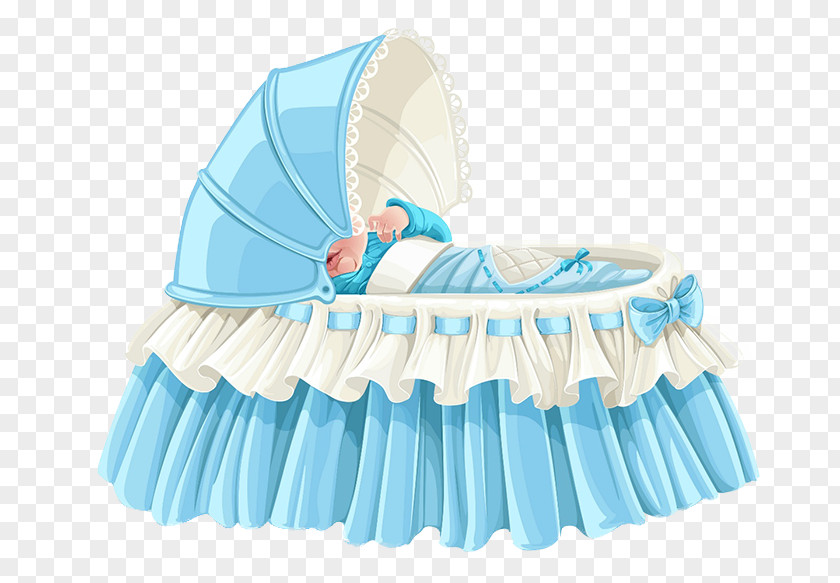 Child Cots Infant Blue Bed PNG