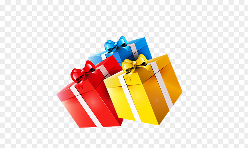 Gift Christmas Ribbon Box PNG