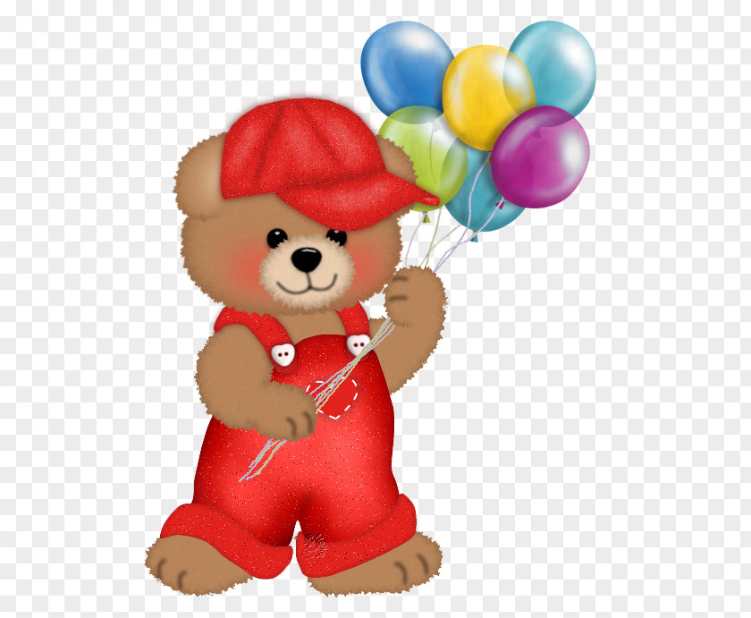 Teddy Bear Balloon PNG bear Balloon, Hand-painted playing with balloons clipart PNG