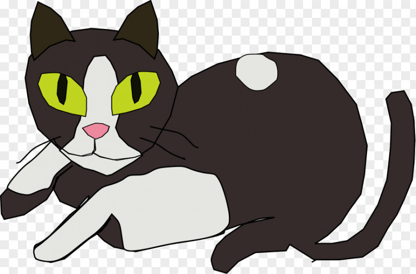 Cat Vector Black Kitten Clip Art PNG