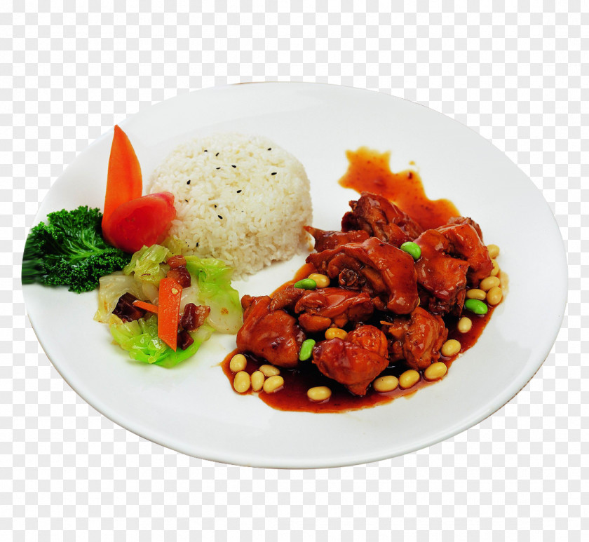 Italian Braised Chicken Teriyaki Sauce With Rice Fast Food Fried Cooking Thighs Restaurant PNG