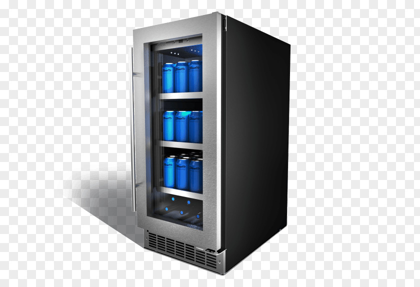 Beverage Server Wine Cooler Danby Silhouette Refrigerator PNG