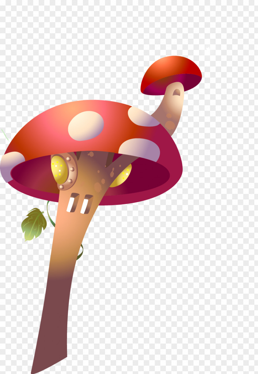 Forest Elf Decorative Elements Fungus Mushroom Animation Clip Art PNG