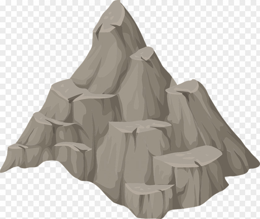 Mountain Rock Clip Art PNG