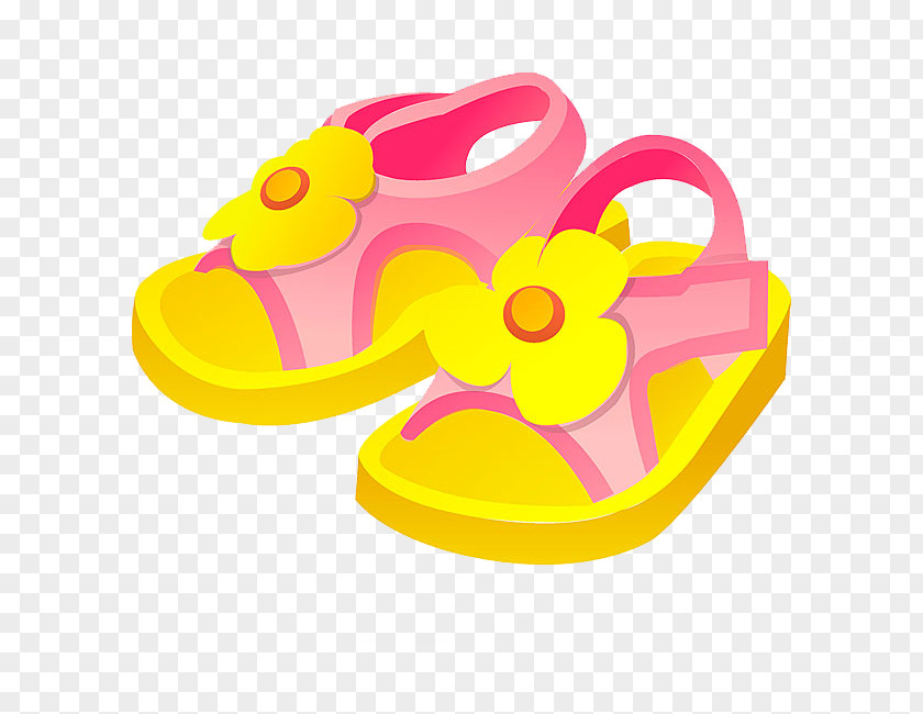 Cartoon Sandals Slipper Sandal Shoe PNG