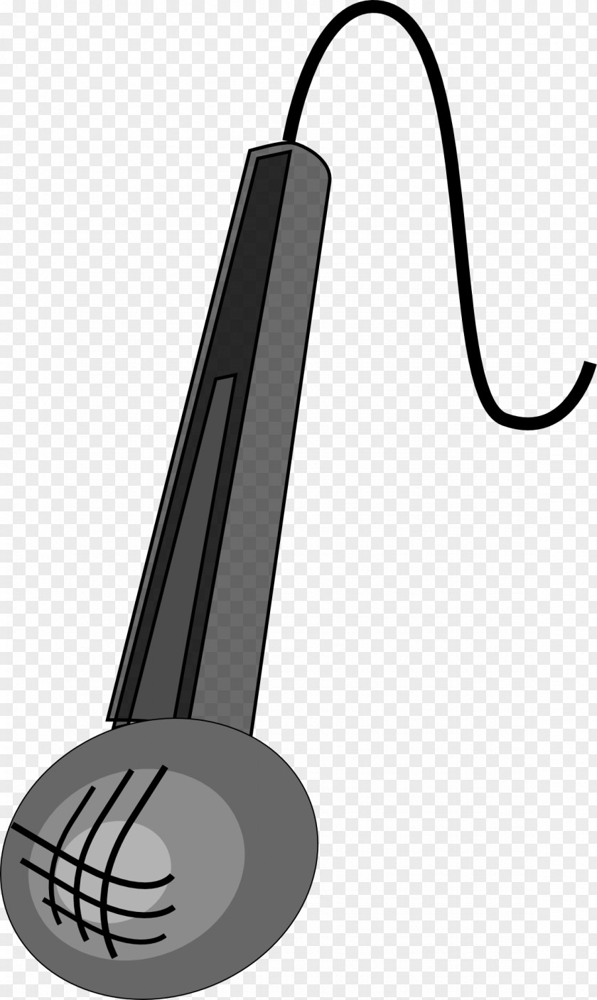 Microphone Black And White Animation PNG