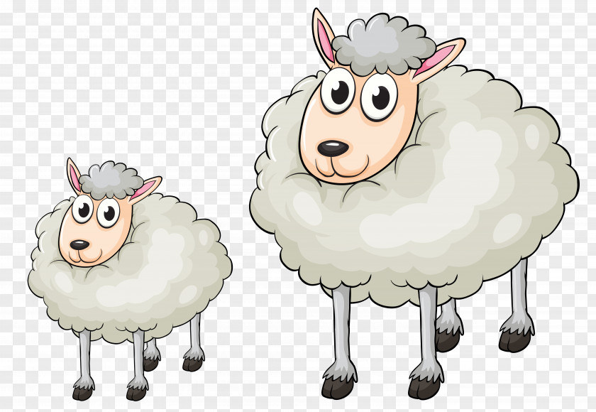 Cartoon Sheep Cattle PNG