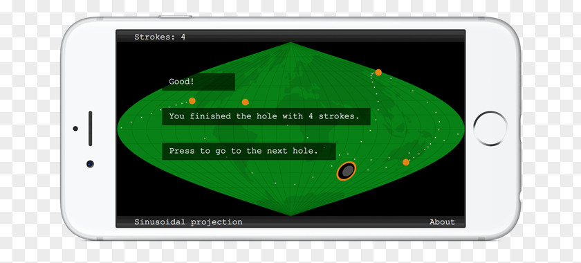 Golf Game World Map Ball Non-Euclidean Geometry PNG
