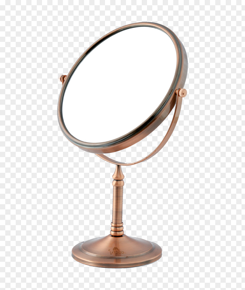 Mirror Table Glass Bathroom Copper PNG