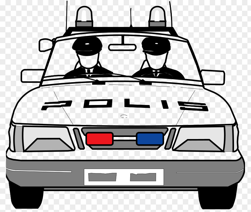 Saab Automobile Police Car Officer PNG