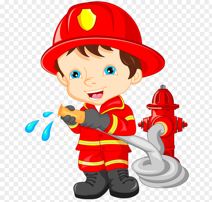 Cartoon Fireman Firefighter Stock Illustration Fire Department Clip Art PNG