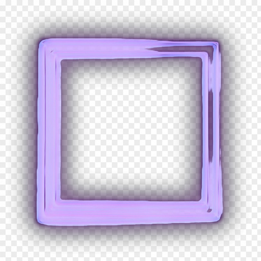 Picture Frame Lilac Retro PNG
