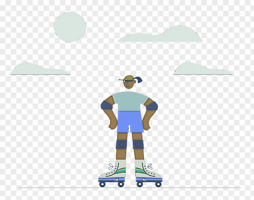 Roller Skating Sports Outdoor PNG
