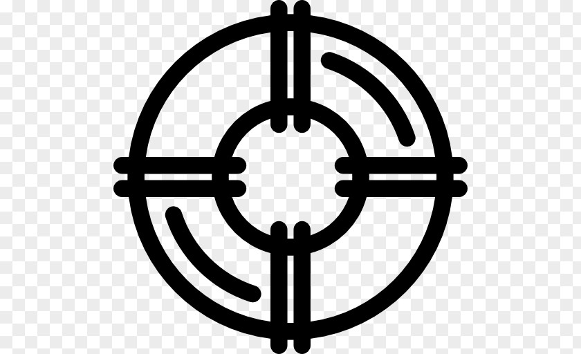 Symbol Rim Black And White PNG