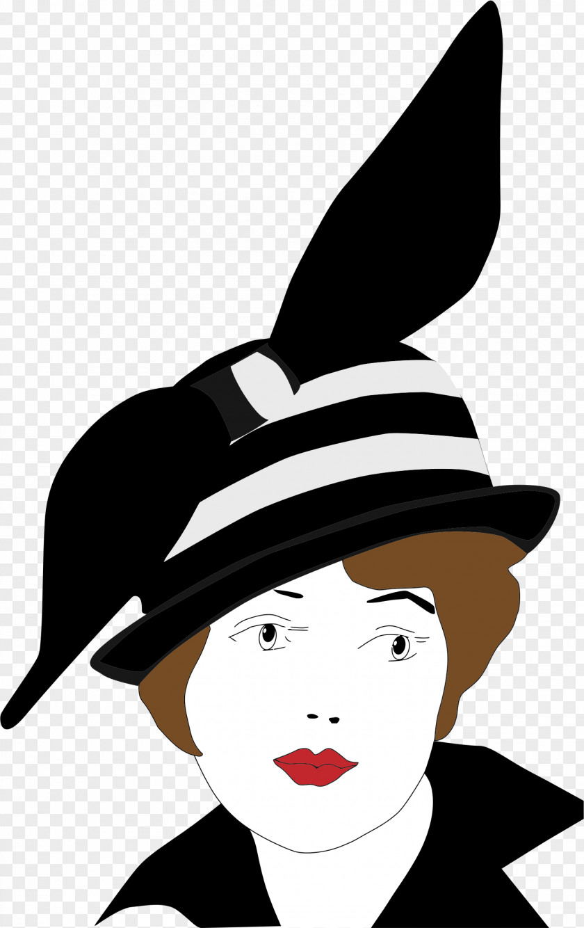 1920s Clip Art Flapper Openclipart PNG