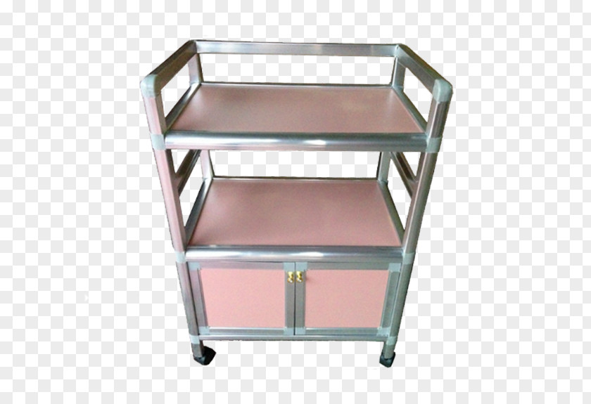 Aluminum Beauty Tool Cart With Doors Car Mirror Parlour PNG