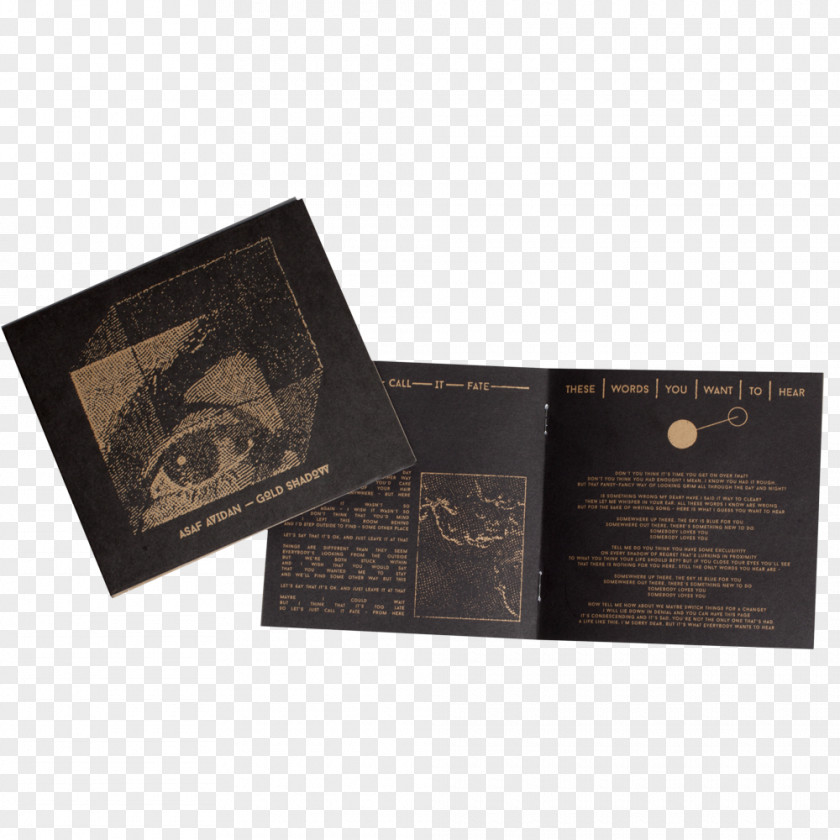 Asaf Avidan Gold Shadow Digipak Compact Disc Optical Packaging Online Shop Gigant.pl PNG