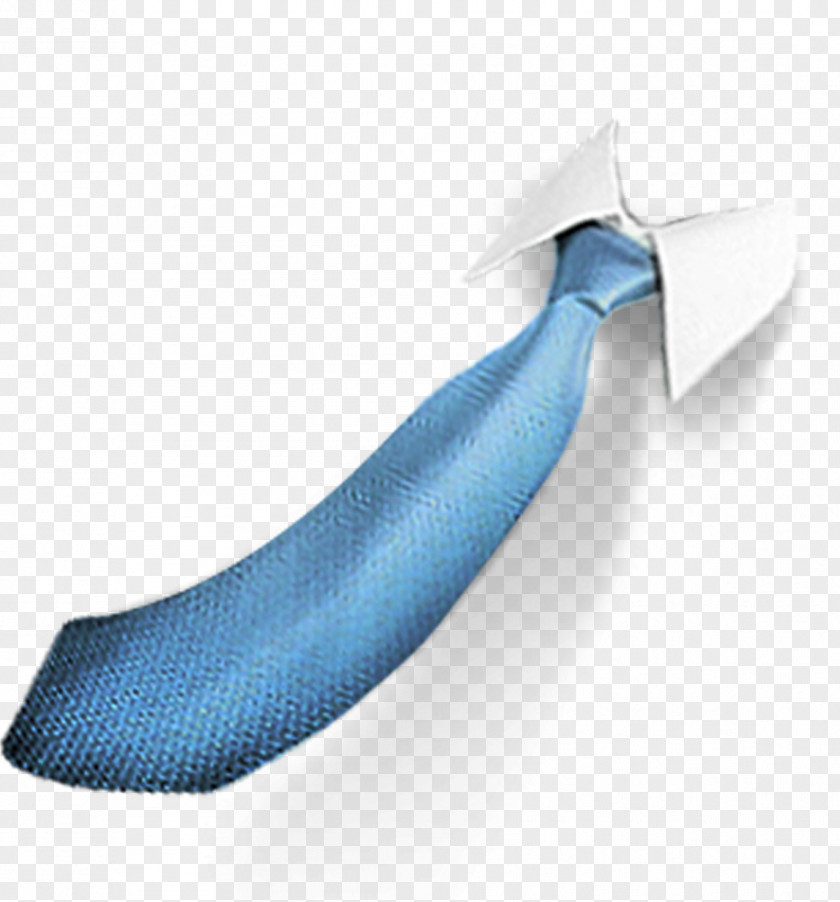 Blue Tie Necktie Suit PNG