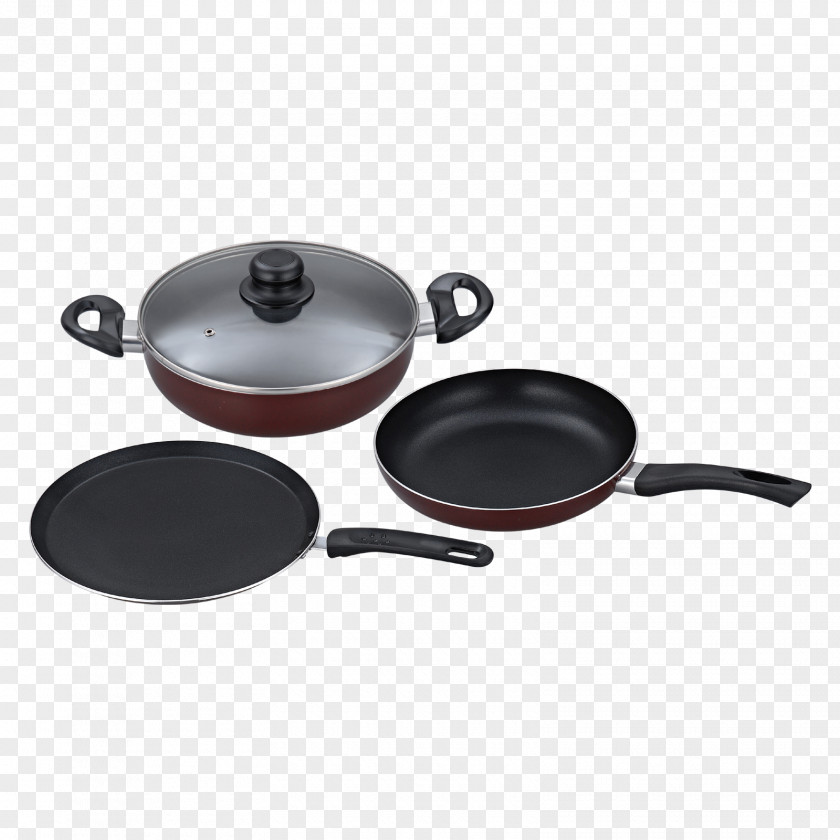 Cookware Karahi Induction Cooking Non-stick Surface Frying Pan PNG