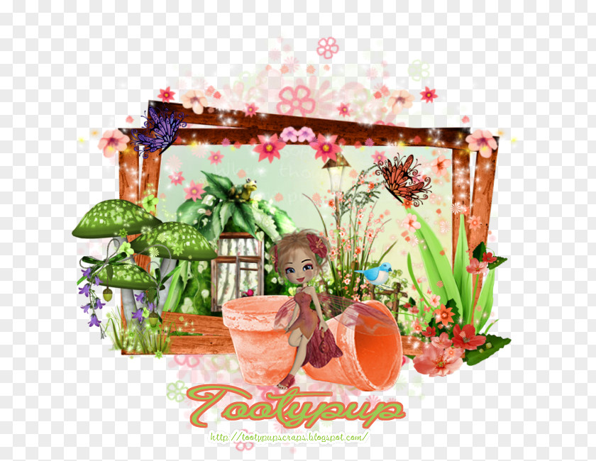 Design Floral Food Gift Baskets Flowerpot PNG