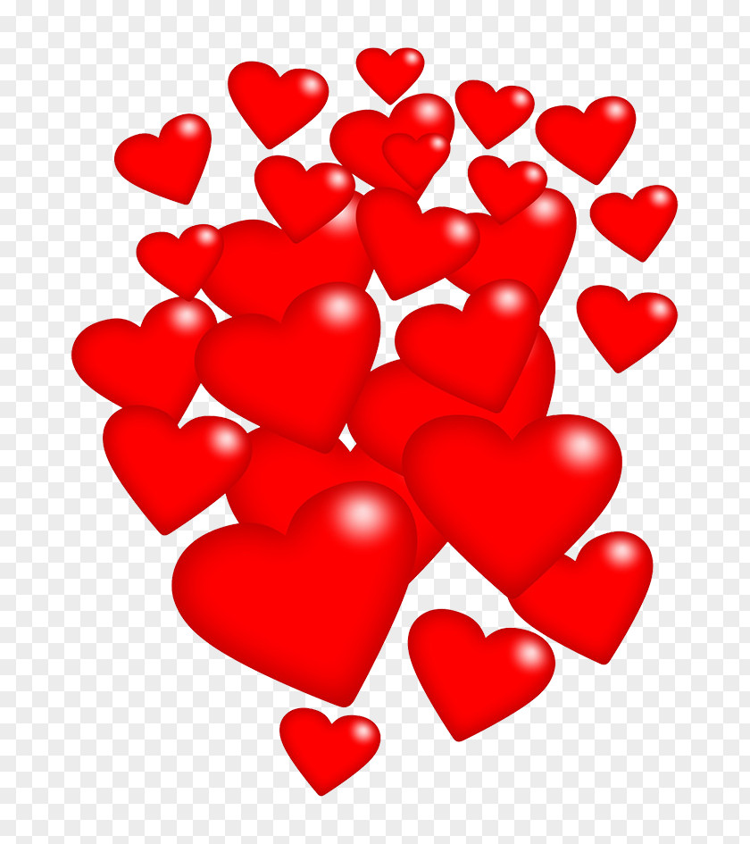 Heart Red Valentine's Day Clip Art PNG