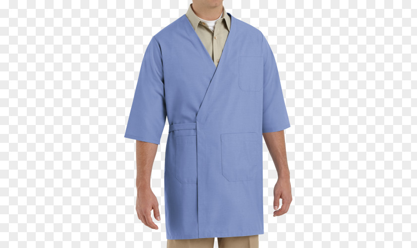 Light Housekeeping Lab Coats Scrubs Wrap Neck Butcher PNG