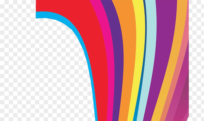 Rainbow Lines Background Line Graphic Design PNG