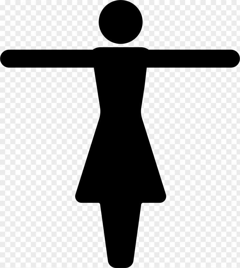 Arms Clipart Gender Symbol Silhouette Female Clip Art PNG
