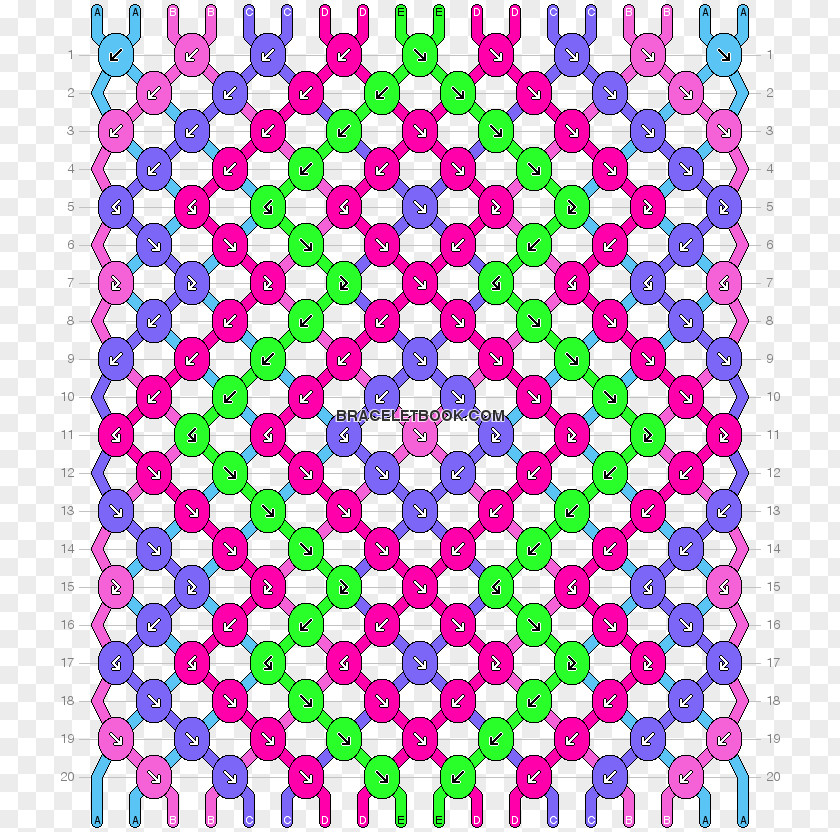Friendship Bracelet Pattern Embroidery Thread PNG