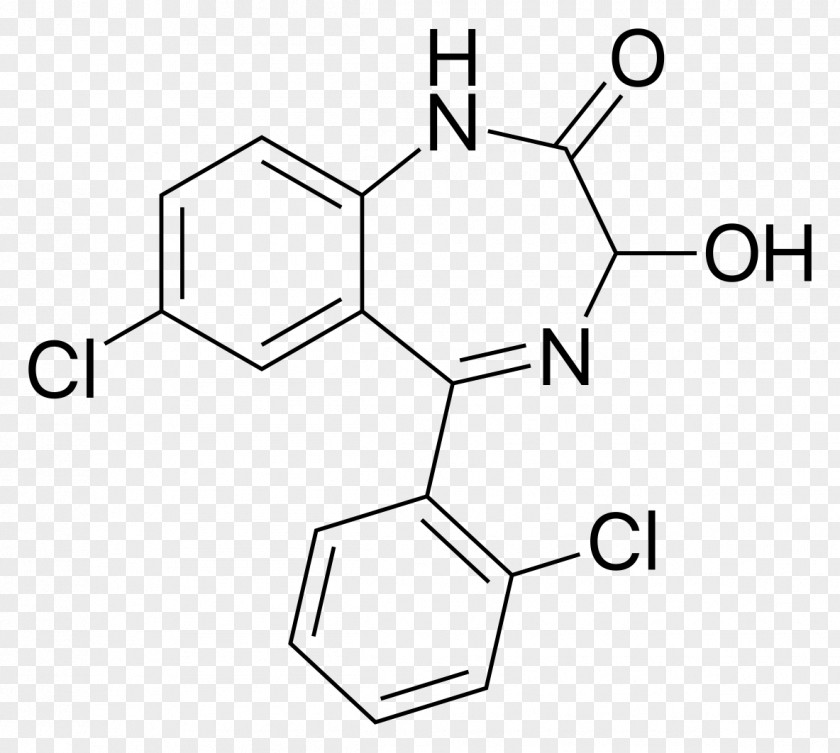 Lorazepam Benzodiazepine Pharmaceutical Drug Anxiolytic PNG