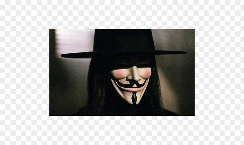 Mask V For Vendetta Guy Fawkes Costume PNG