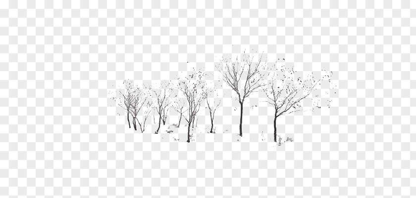 Winter Tree Material PNG tree material clipart PNG