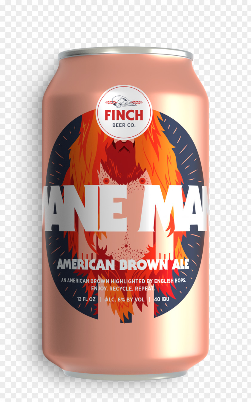 Beer Finch Co Brown Ale Aluminum Can India Pale PNG