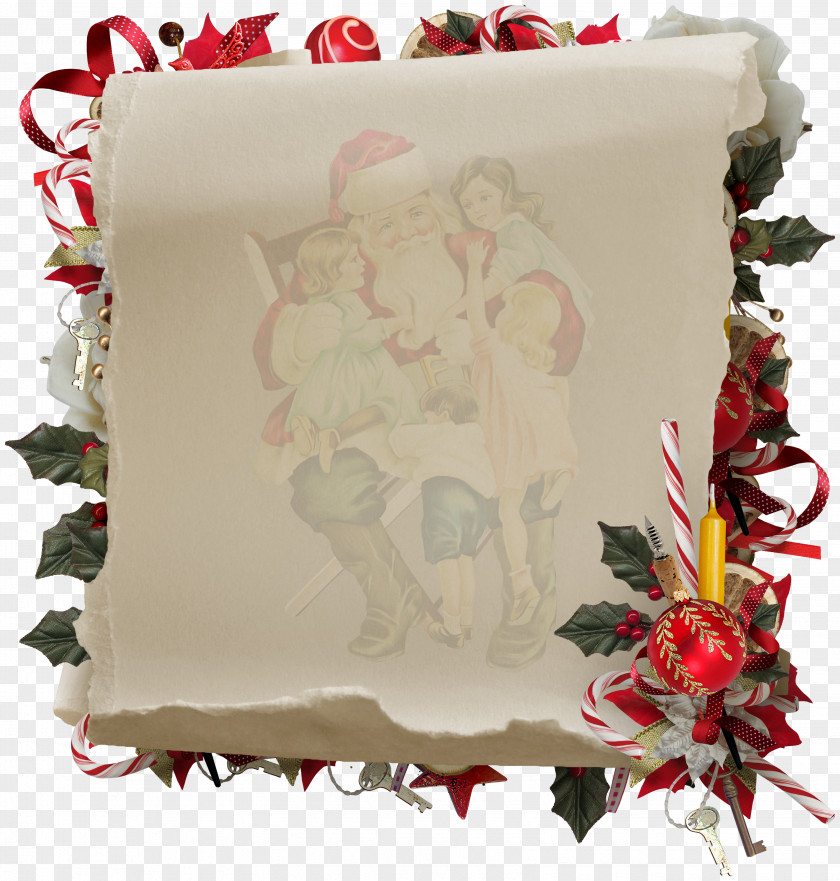 Christmas Tree Picture Frames Holiday Clip Art PNG