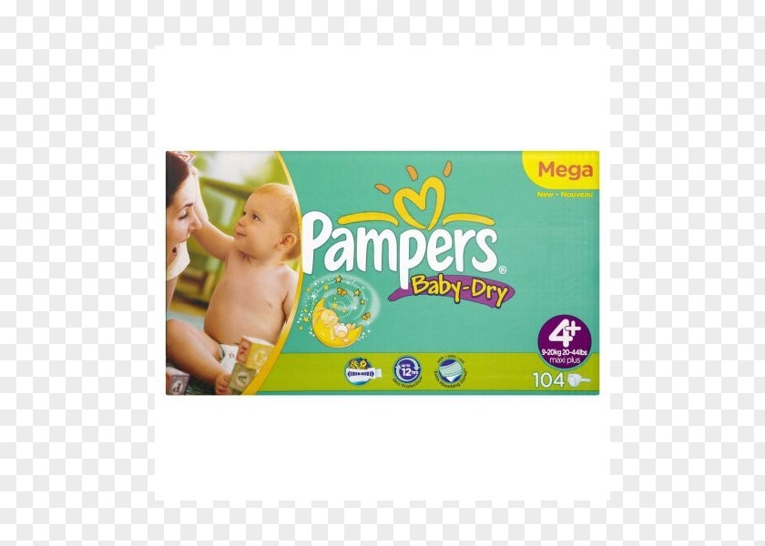 Pampers Diaper Baby Dry Size Mega Plus Pack Brand Maxi Large PNG