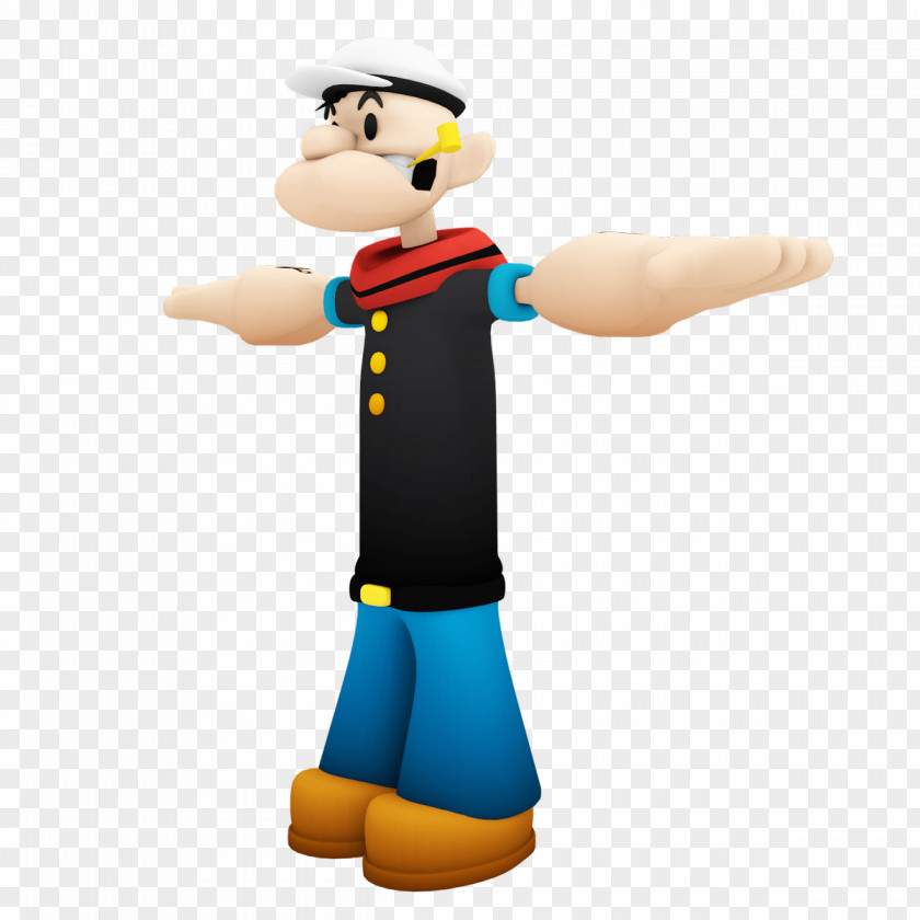 Popeye Technology Toy Figurine Cartoon H&M PNG