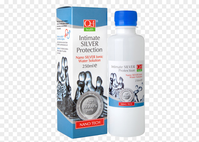 Silver Liquid 5 Nanometer Solution PNG