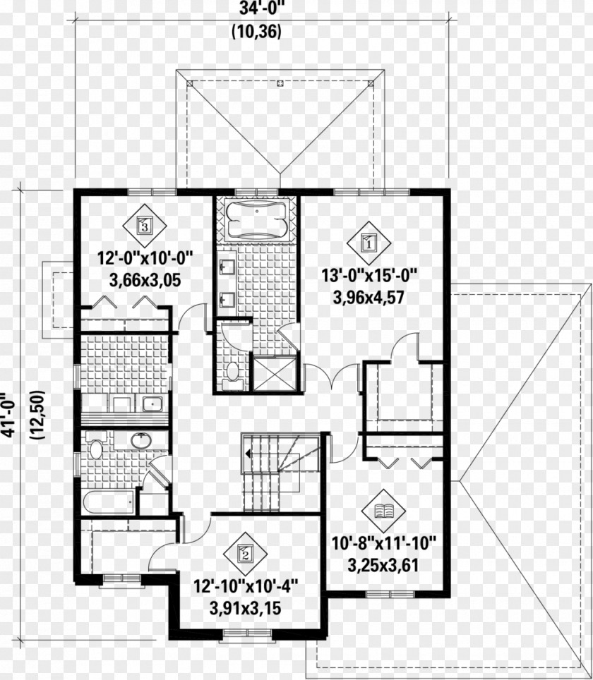 Car Overlooking Floor Plan Paper Line Angle PNG