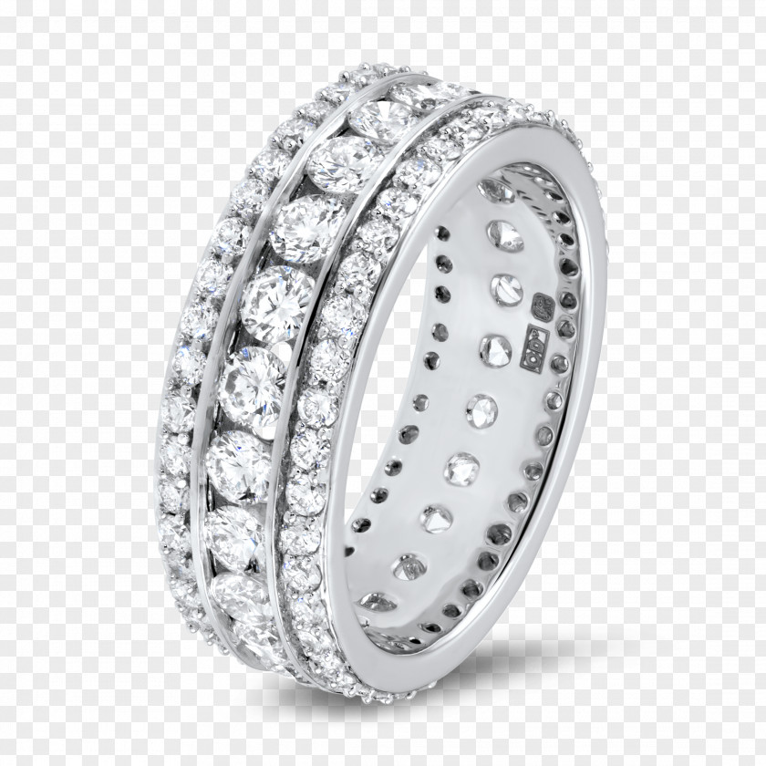 Custom 2 Carat Diamond Ring Eternity Brilliant PNG