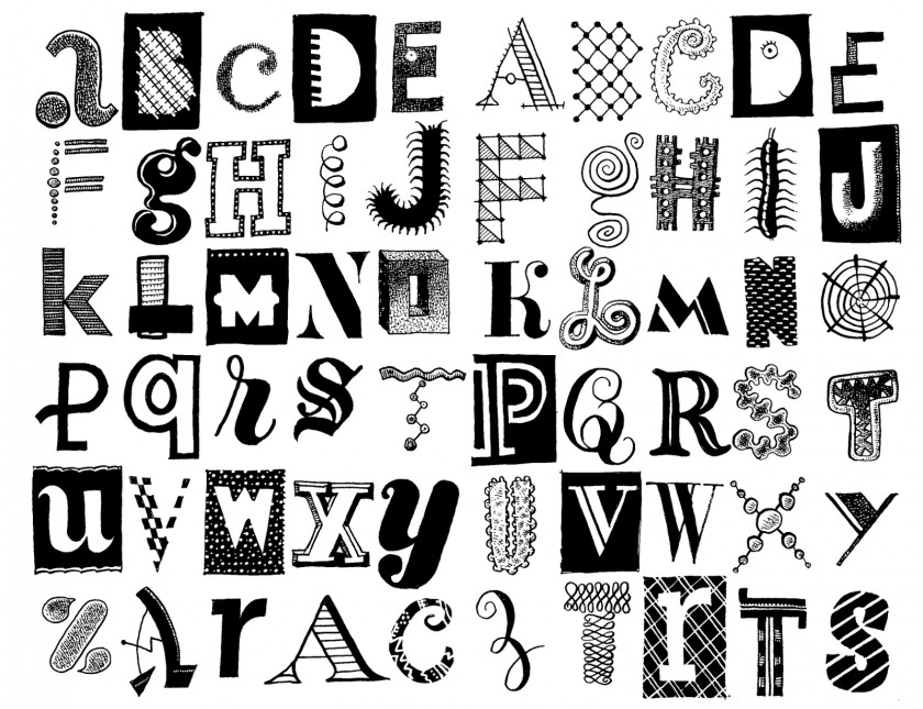 Letters Lettering Alphabet Drawing Clip Art PNG